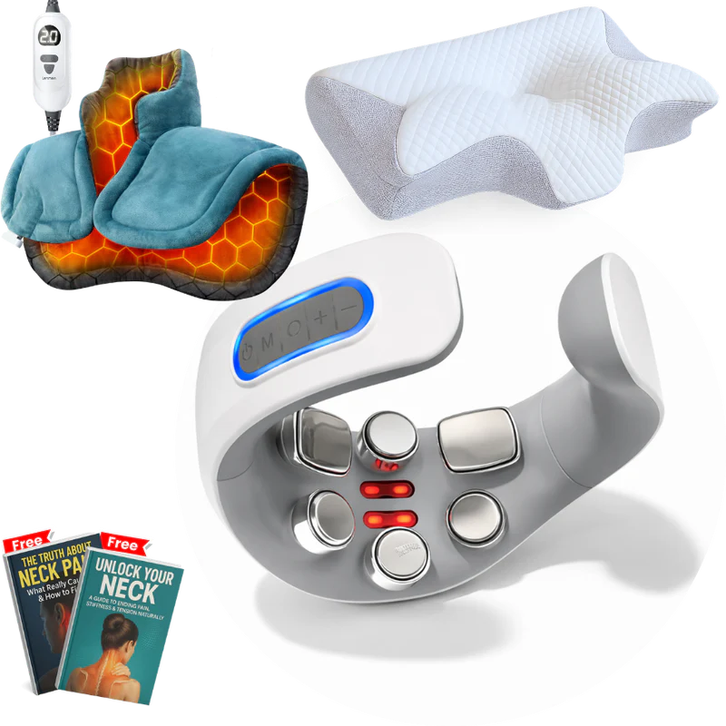 MagicPro 3.0 + Cervical & Migraine Pillow + Heating Pad