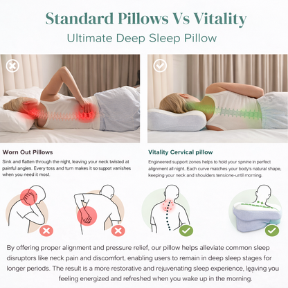 2x Family Pack : Cervical & Migraine Pillow