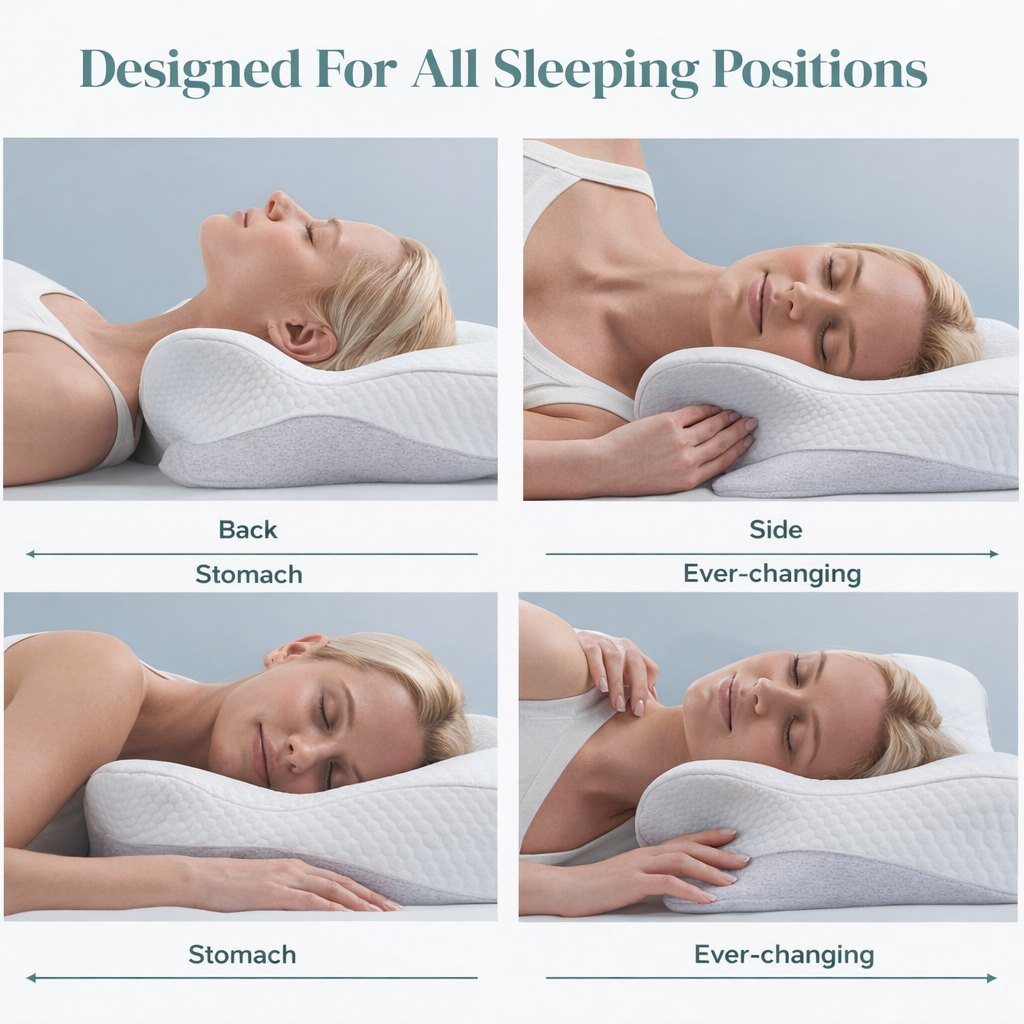 2x Family Pack : Cervical & Migraine Pillow